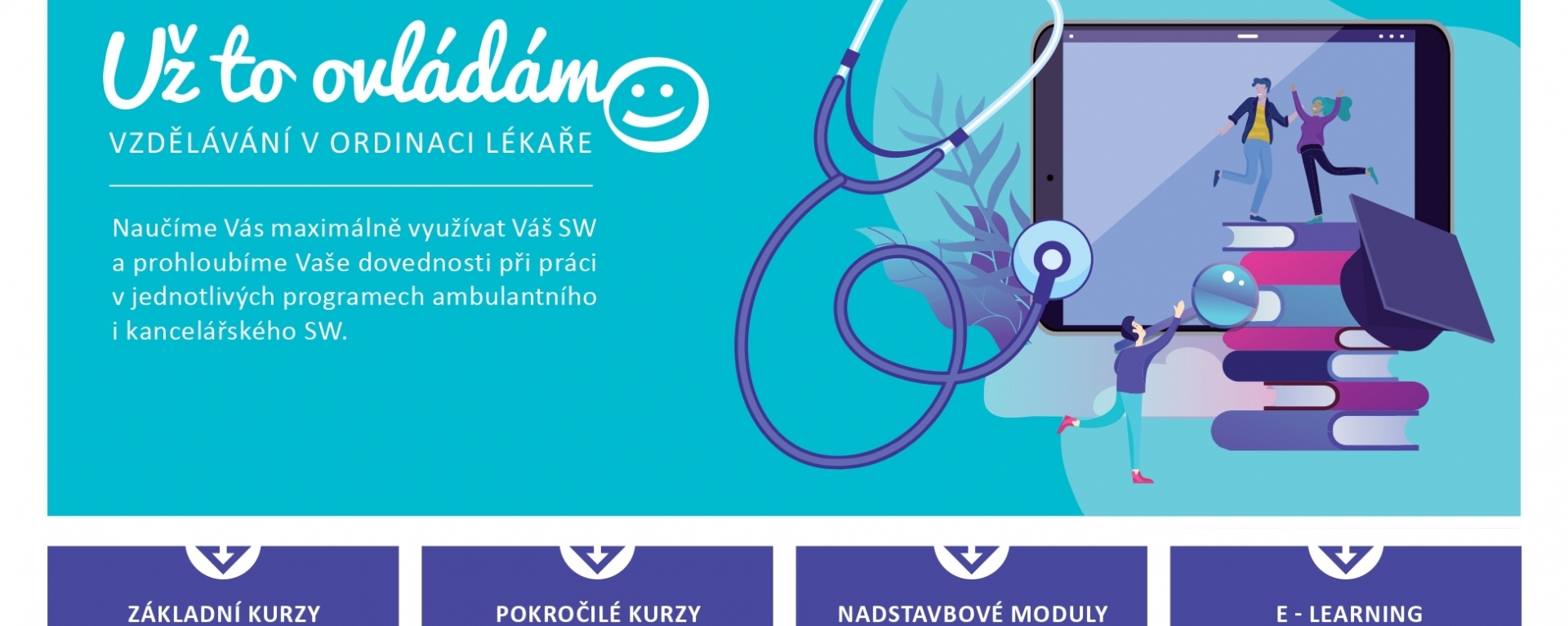 Vzdělávání pro lékaře a NLZP v oblasti IT a speciálních SW pro lékaře